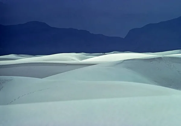 Písečné Duny Bílých Píscích Nové Mexiko — Stock fotografie