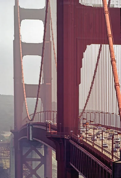 Provoz Golden Gate Bridge Kalifornie — Stock fotografie