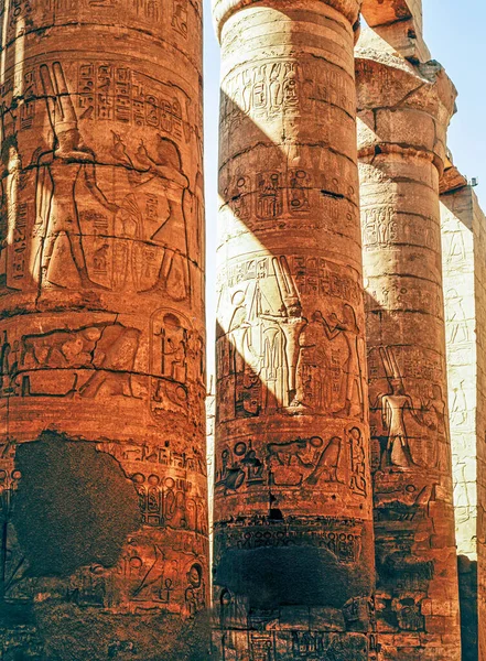 Tempel Karnak Ägypten — Stockfoto