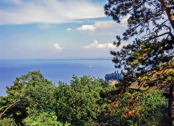 Vista Del Lago Balaton Hungría —  Fotos de Stock