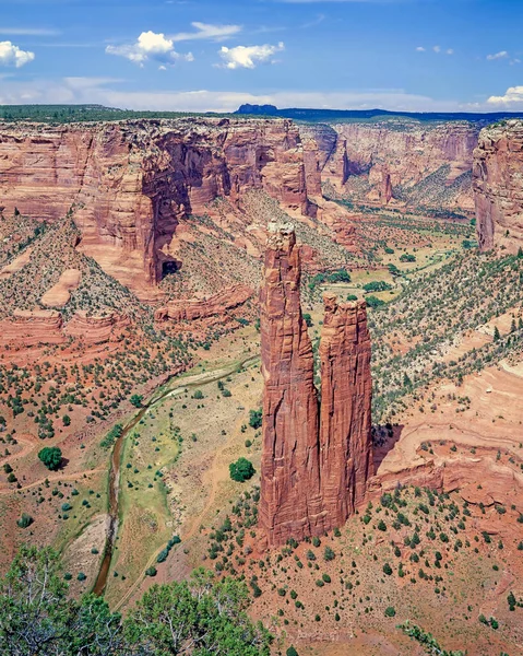 Spindelsten Canyon Chelly Arizona — Stockfoto