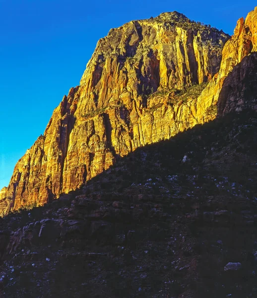 Sunset Zion National Park Utah — Stock Photo, Image