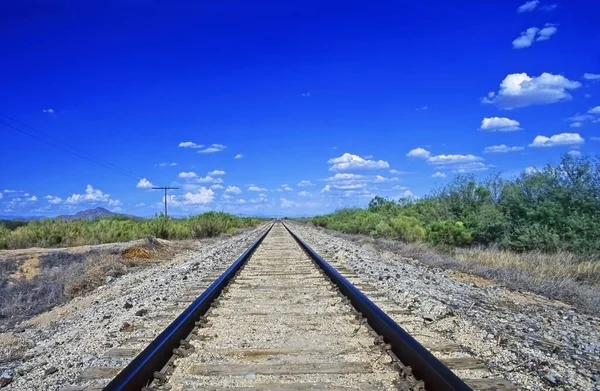 Railroad Tracks Arizona — Stockfoto