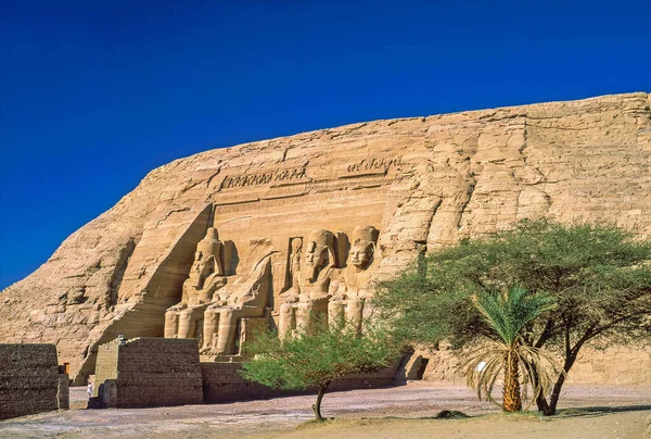Temppeli Abu Simbel Omistettu Ramses Egypti — kuvapankkivalokuva