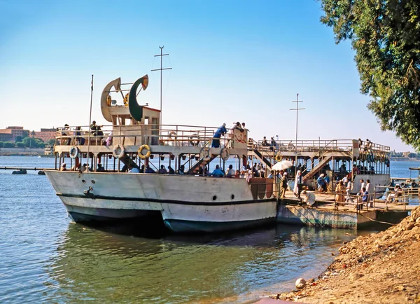 Ferry Boat Sur Nil Assouan — Photo