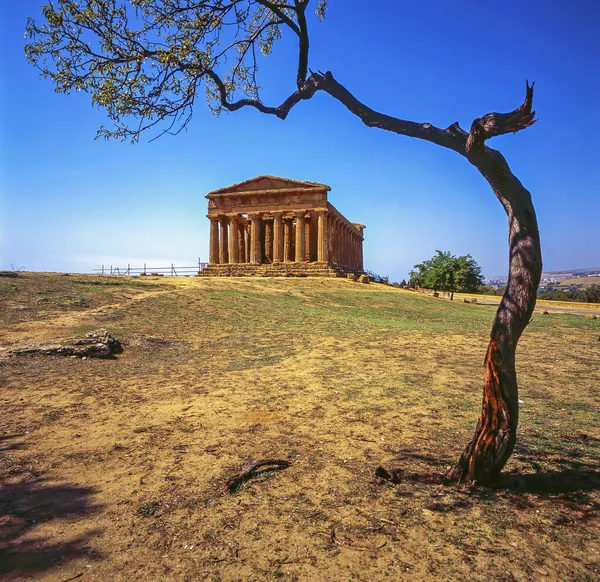 Templo Concordia Agrigento Sicilia — Foto de Stock