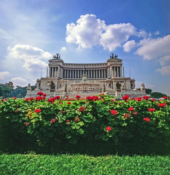 Victor Emanuel Monumento Roma Itália — Fotografia de Stock