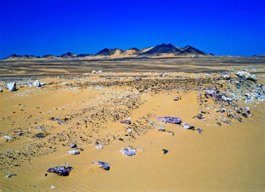 Mısır 'da bir çöl manzarası