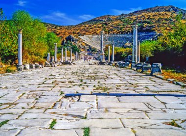Arcadian Way, Ephesus, Turkey clipart