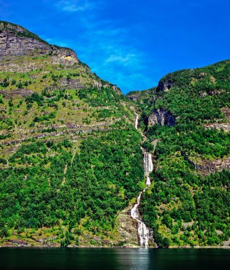 Norveç 'te Geiranger Fjord