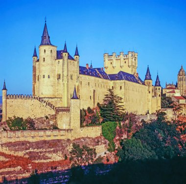 İspanya, Segovia 'daki Alcazar Kalesi