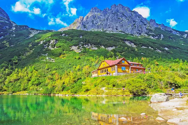 Yeşil Göl yüksek Tatra Dağları, Slovakya