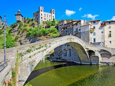 The Castel and the  Bridge of Dolceacqua, Italy