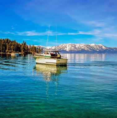 Lake Tahoe California Motorlu tekne