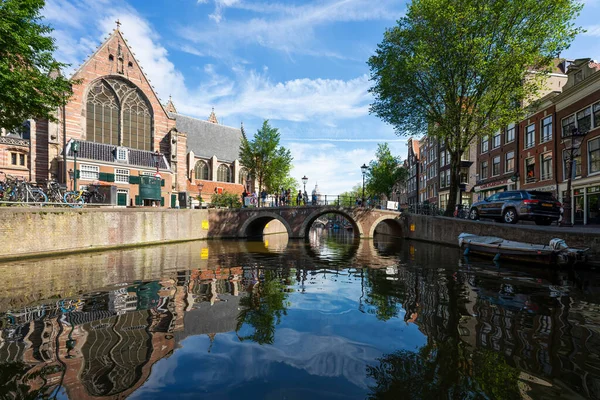 Amsterdam Nizozemsko 2022 Slavné Město Lodí Amsterdamu — Stock fotografie