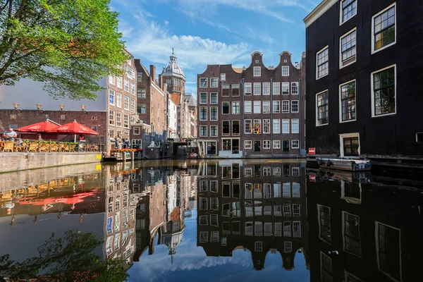 Amsterdão Países Baixos Agosto 2022 Cidade Famosa Com Barco Amsterdã — Fotografia de Stock