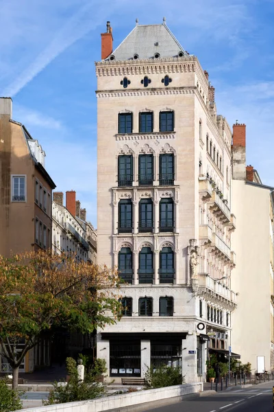 Lyon France Νοεμβριου 2022 Διάσημο Παλιό Κτίριο Στη Λυών Γαλλία — Φωτογραφία Αρχείου