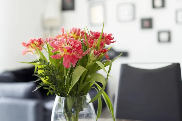Bouquet Flowers Living Room France — Stock Photo, Image