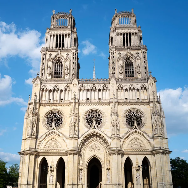 Entrada Catedral Sainte Croix Orlans Francia — Foto de Stock