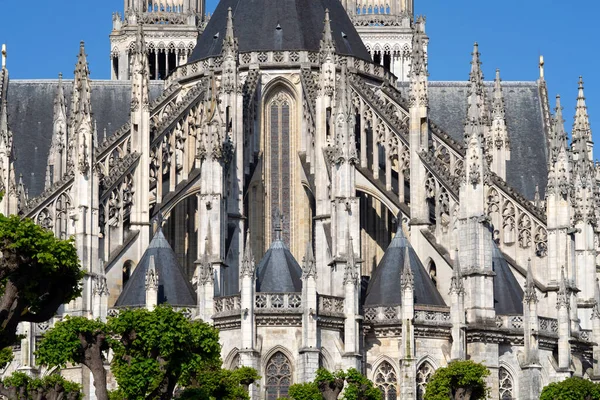 Vista Famosa Catedral Sainte Croix Orlans França — Fotografia de Stock