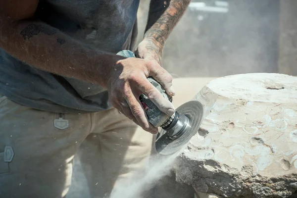 Stonecutter View Outdoor France — Stock Photo, Image