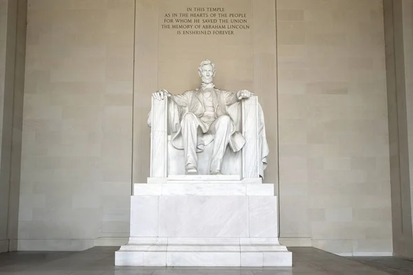 Abraham Lincoln Memoriale Washington Stati Uniti America — Foto Stock