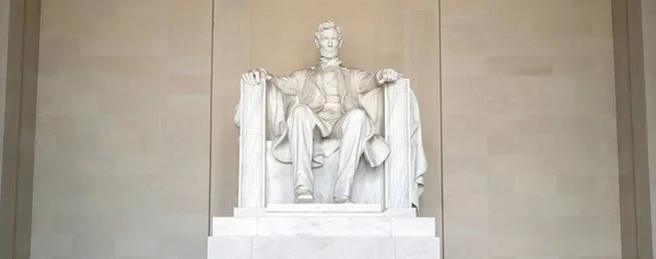 Мемориал Авраама Линкольна Вашингтон Сша — стоковое фото
