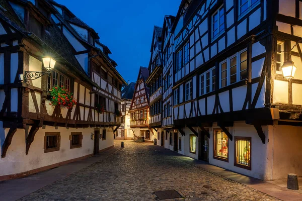 Strasbourg Fransa Eski Bir Cadde — Stok fotoğraf