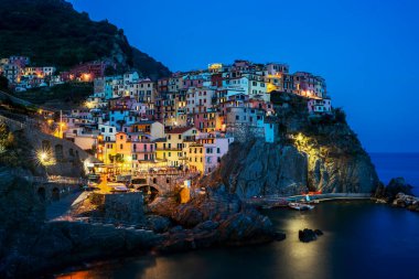 Manarolla Köyü, Cinque Terre, İtalya, Avrupa