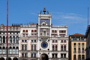 Ünlü saat kulesi, Venedik, İtalya