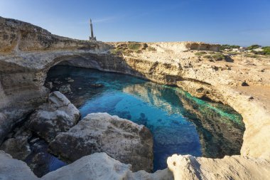 Grotta della Poesia, Puglia, Italy clipart