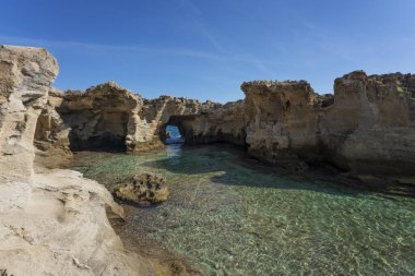 Piscina naturale di marina serra, Puglia, İtalya