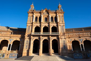 Plaza de Espana, Sevilla, İspanya