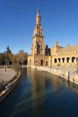 Plaza de Espana, Sevilla, İspanya