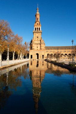 Plaza de Espana, Sevilla, İspanya