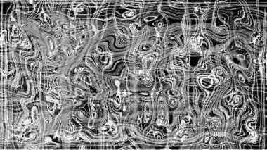 Türbülanslı sıvı siyah ve beyaz desen soldan sağa hareket ediyor