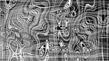Türbülanslı sıvı siyah ve beyaz desen soldan sağa hareket ediyor