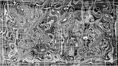 Türbülanslı sıvı siyah ve beyaz desen soldan sağa hareket ediyor