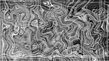Türbülanslı sıvı siyah ve beyaz desen soldan sağa hareket ediyor