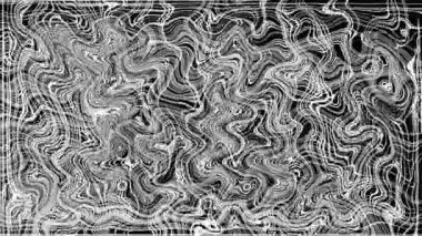 Türbülanslı sıvı siyah ve beyaz desen soldan sağa hareket ediyor