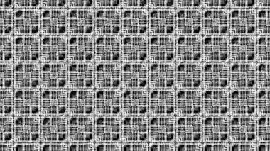 Türbülans sıvısı renkli desen soldan sağa hareket ediyor