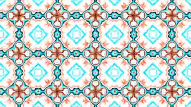 Türbülans sıvısı renkli desen soldan sağa hareket ediyor