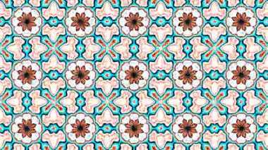 Türbülans sıvısı renkli desen soldan sağa hareket ediyor