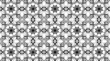 Türbülans sıvısı renkli desen soldan sağa hareket ediyor