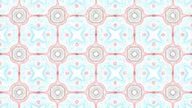 Türbülans sıvısı renkli desen soldan sağa hareket ediyor