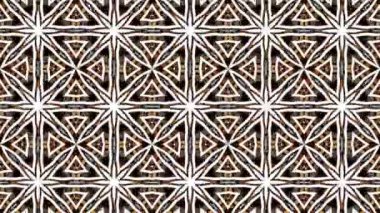 Türbülans sıvısı renkli desen soldan sağa hareket ediyor