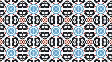 Türbülans sıvısı renkli desen soldan sağa hareket ediyor