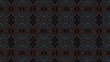 Türbülans sıvısı renkli desen soldan sağa hareket ediyor