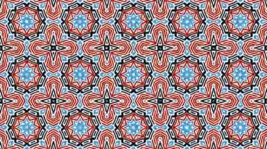 Türbülans sıvısı renkli desen soldan sağa hareket ediyor