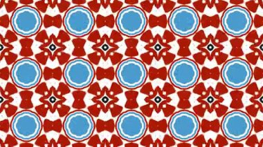 Türbülans sıvısı renkli desen soldan sağa hareket ediyor